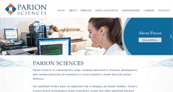 Desktop Screenshot of parion.com