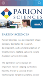 Mobile Screenshot of parion.com